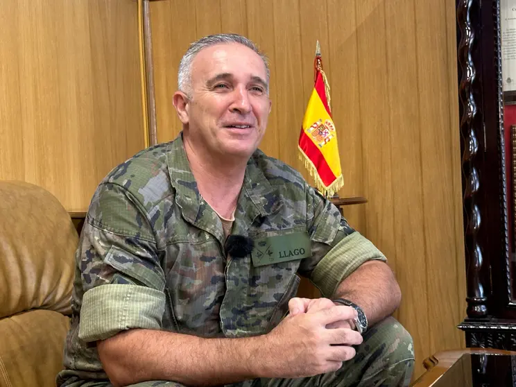 Marcos Llago, comandante general de Ceuta/ Mohamed Ettouileb