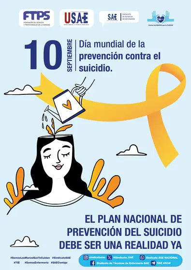Cartel de prevenci&oacute;n del suicidio/ SAE