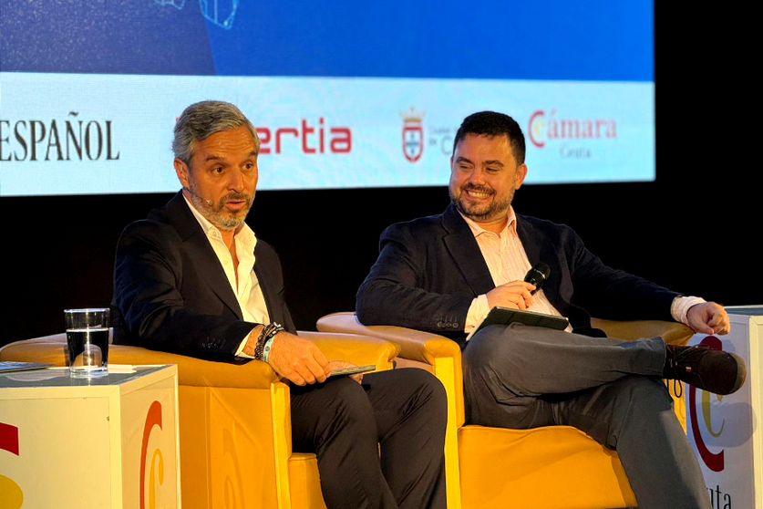 Juan Bravo, durante su intervenci&oacute;n en el Foro Econ&oacute;mico del Espa&ntilde;ol