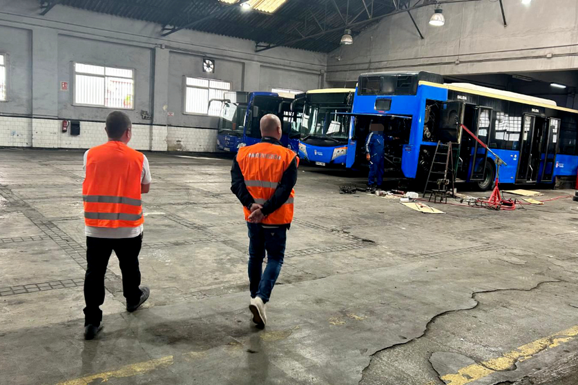 Instalaciones del servicio p&uacute;blico de autobuses