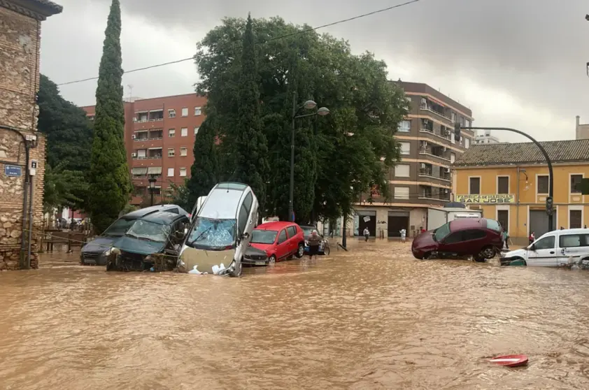 Imagen de los efectos de la DANA en Valencia / Roberto Cuartero-Las Provincias