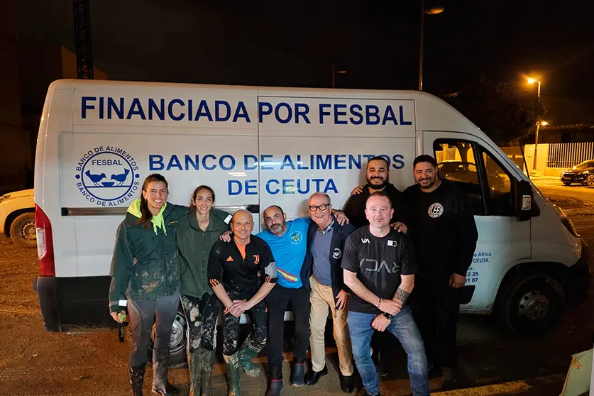 Llegada del Banco de Alimentos a Valencia