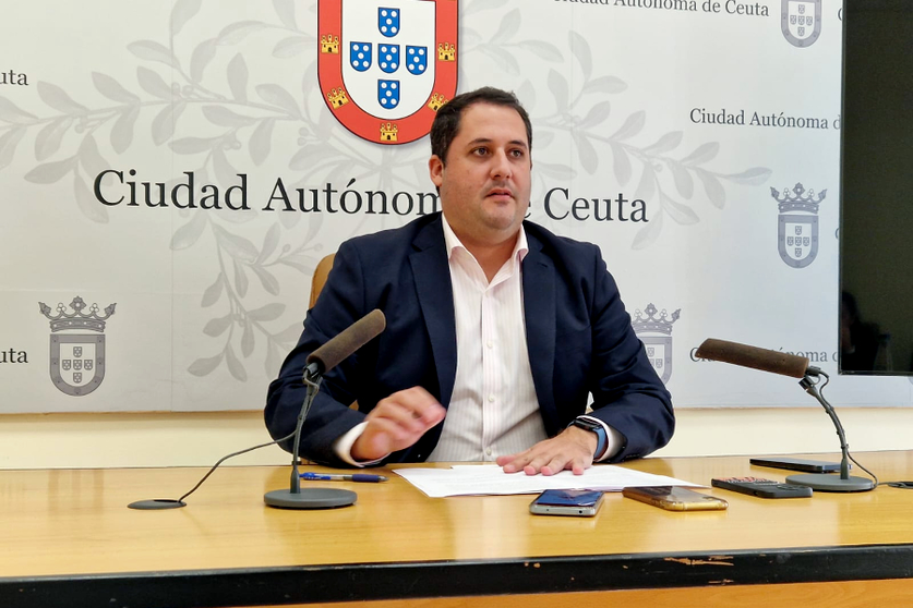 Alejandro Ram&iacute;rez, portavoz del Gobierno, durante su comparecencia de este martes ante los medios