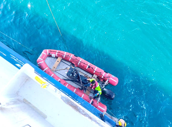 Operativo de rescate de la tripulaci&oacute;n de FRS 