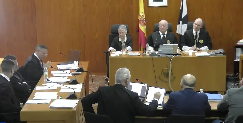  Un momento de la vista. 