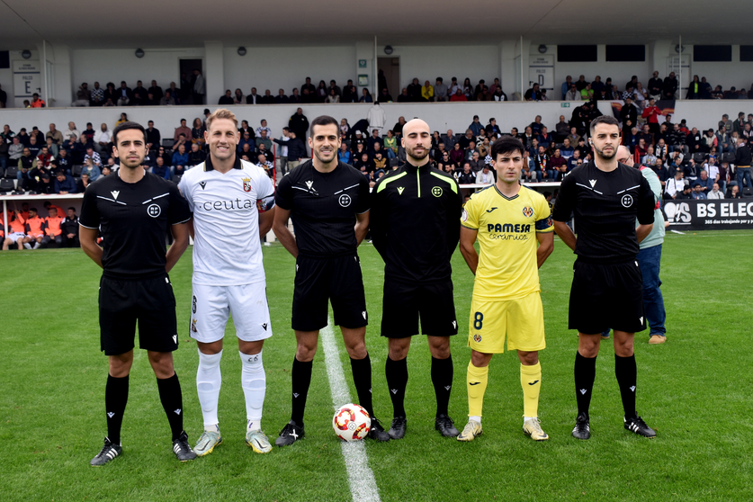 La AD Ceuta FC y el filial del Villarreal empatan en el Murube  (19)