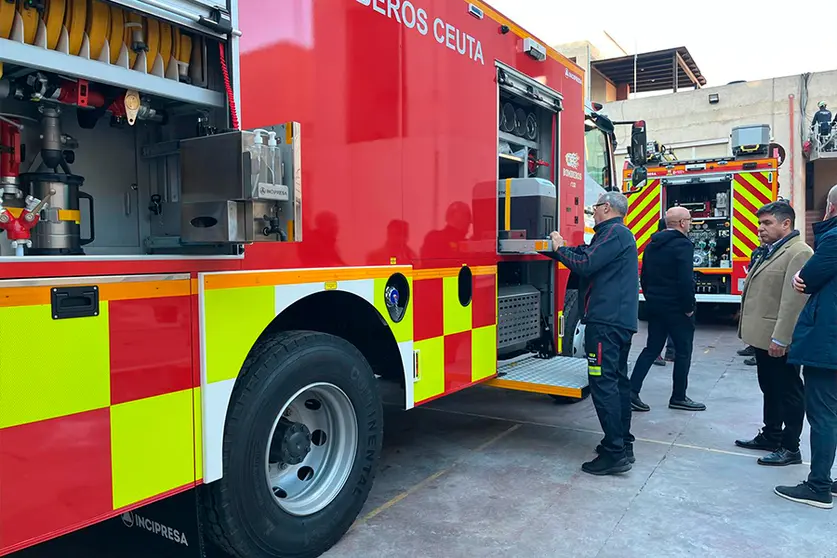 Nuevos camiones de bomberos