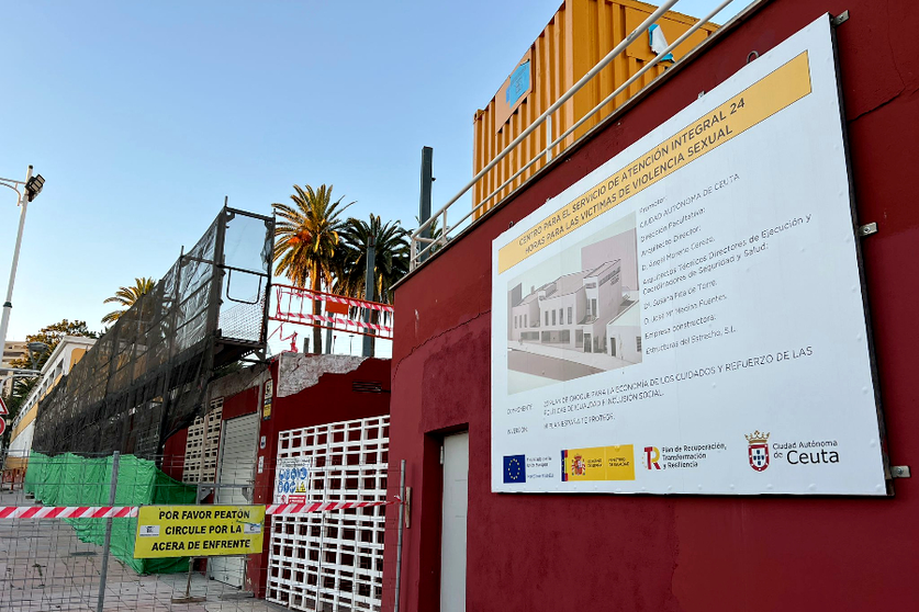 Obras del centro para v&iacute;ctimas de la violencia sexual en los bajos del Centro Asesor de la Mujer / Archivo
