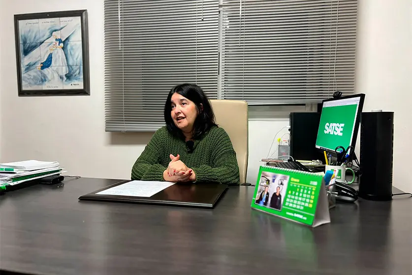 Elisabeth M&uacute;&ntilde;oz, secretaria general de SATSE / Archivo