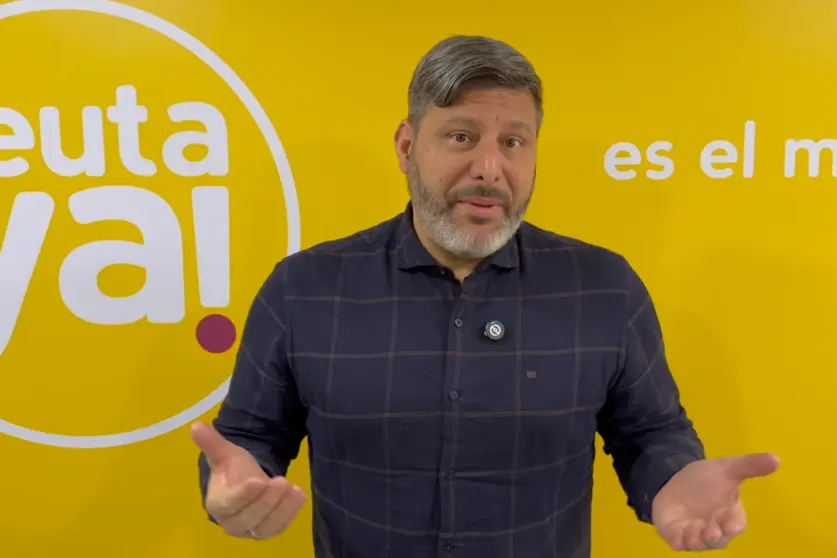 Mohamed Mustafa, portavoz de Ceuta Ya! / Archivo