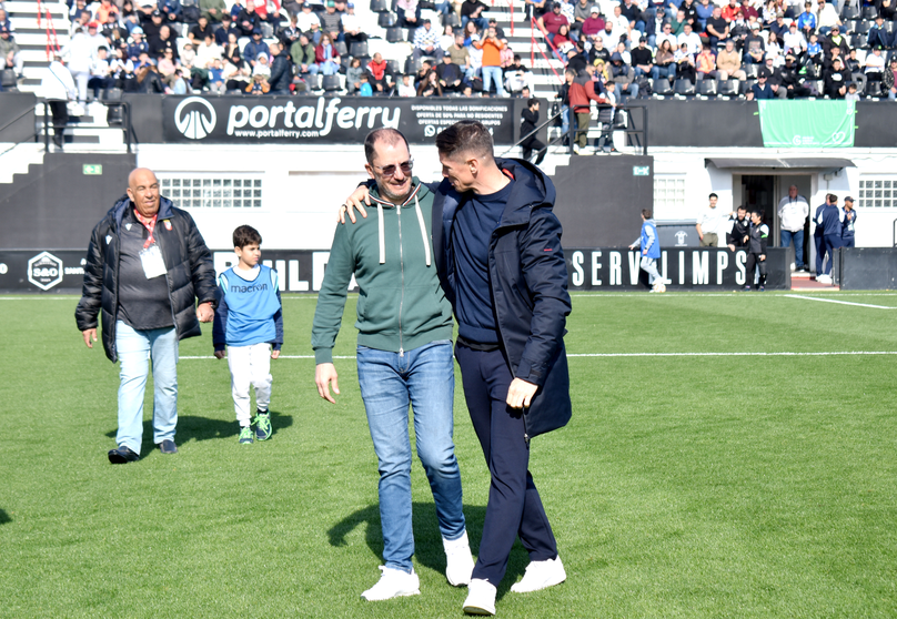 Jos&eacute; Juan Romero junto a Fernando Torres en el Murube 