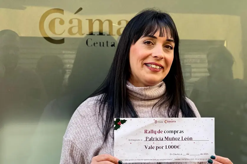 Patricia Mu&ntilde;oz Le&oacute;n, primera ganadora del Rally de Compras de la C&aacute;mara de Comercio / Alma Palomino