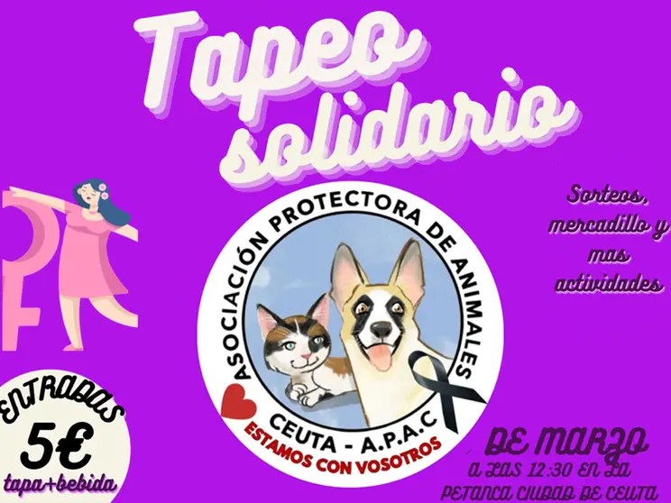 TAPEO SOLIDARIO PROTECTORA