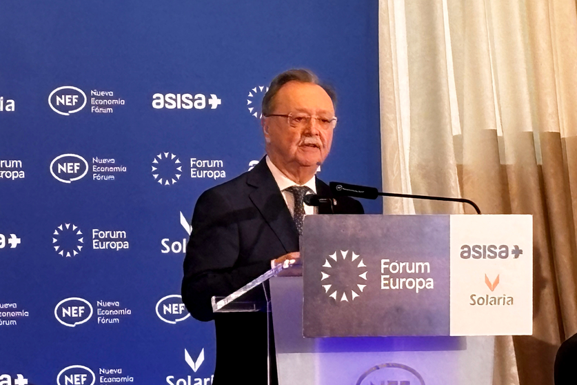 El presidente de la Ciudad durante su intervenci&oacute;n en el Nueva Econom&iacute;a Forum / Ciudad Aut&oacute;noma de Ceuta