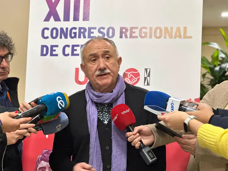 Pepe &Aacute;lvarez en el Congreso Regional de Ceuta / Mohamed Ettouileb