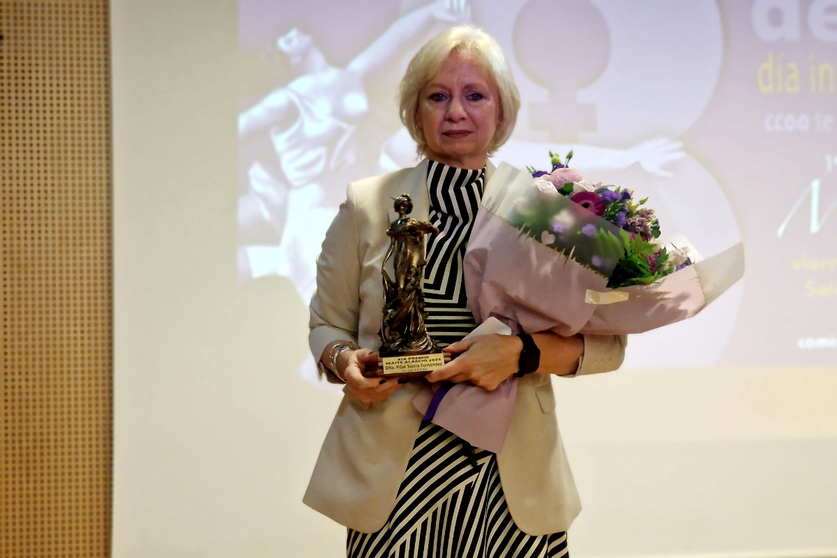 Pilar Sierra, galardonada con el Premio Maite Alascio 2025 / Laura Ortiz