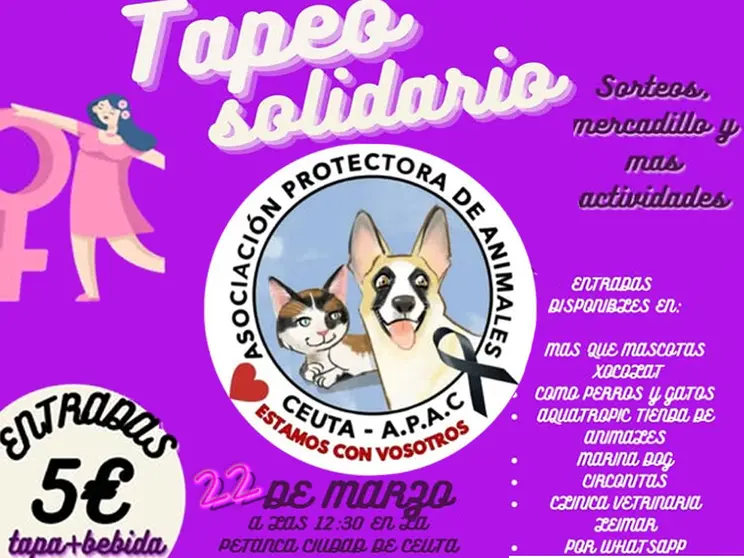 Nueva fecha para el tapeo solidario 22 DE MARZO