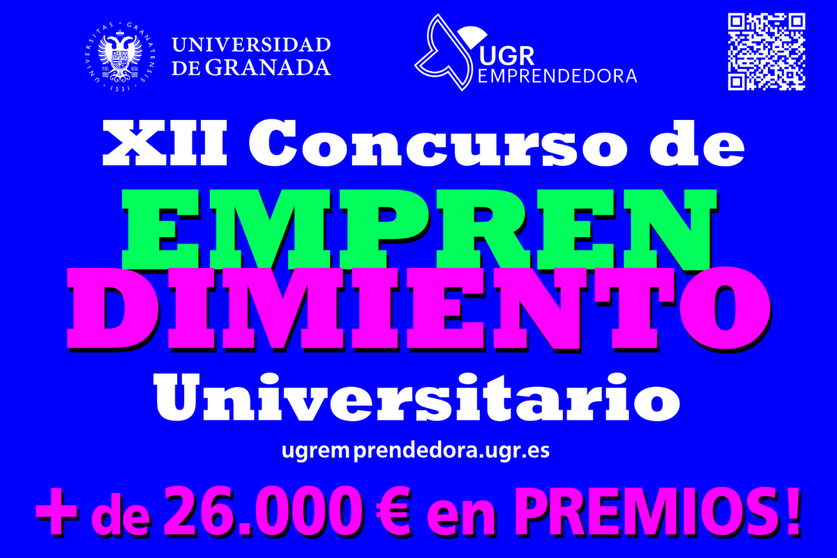 Cartel XII Edici&oacute;n del Concurso 'Emprendimiento Universitario'