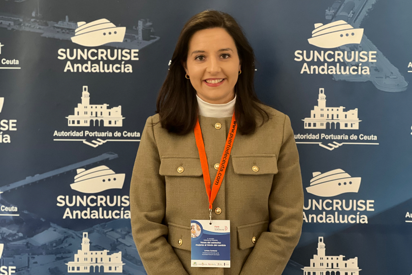Lorena Carmona, asistente de direcci&oacute;n de la Autoridad Portuaria de Ceuta / Alma Palomino