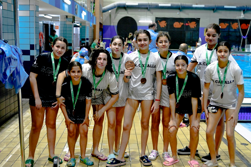 El CN Caballa, bronce en la Liga Andaluza Infantil femenina 