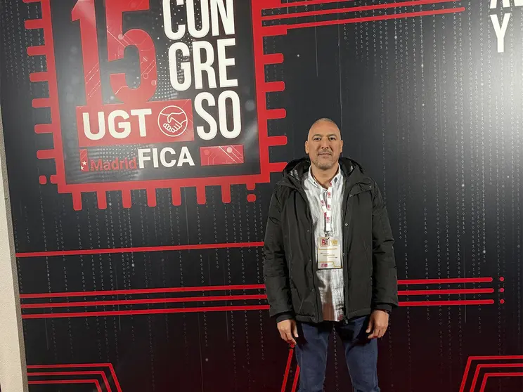 Liasin Ahmed, secretario general de UGT FICA Ceuta