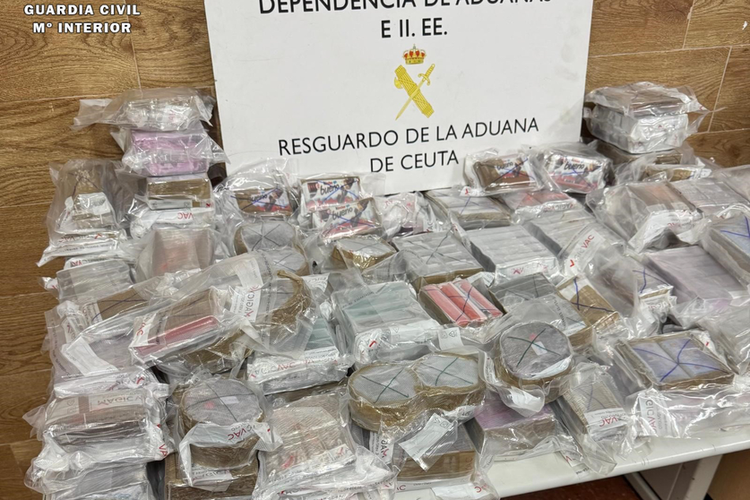 Incautados m&aacute;s de 47 kilos de hach&iacute;s y kiffi / Cedida