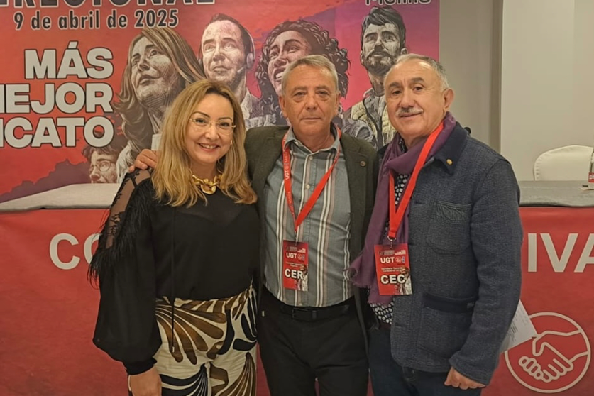 Yolanda Aparicio respalda la renovaci&oacute;n en la UGT de Melilla de Jos&eacute; Javier Valenzuela / Cedida UGT