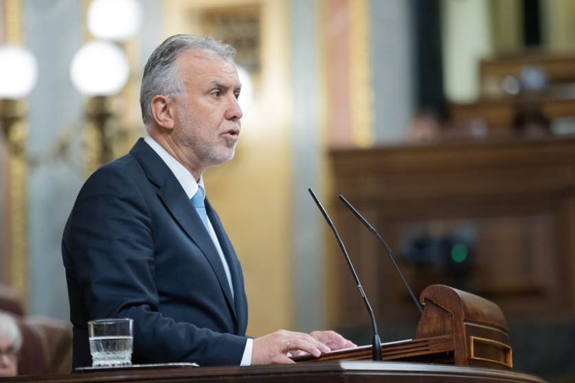 El ministro &Aacute;ngel V&iacute;ctor Torres durante una comparecencia  / Foto: Congreso