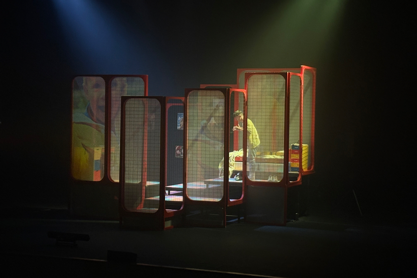 La Metamorfosis de Gregor, espect&aacute;culo multimedia en el Teatro del Revell&iacute;n / Alma Palomino