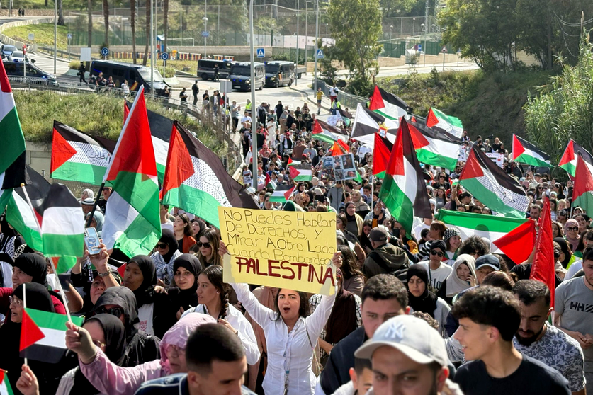 Manifestaci&oacute;n por Palestina / Laura Ortiz