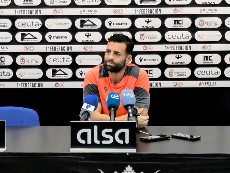 Rodri R&iacute;os, jugador de la AD Ceuta FC