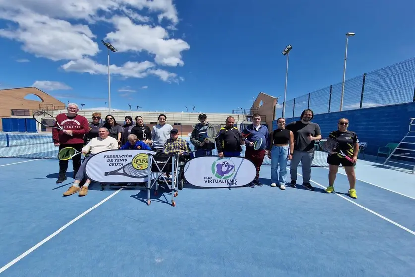 Jornada de tenis inclusivo / Cedida