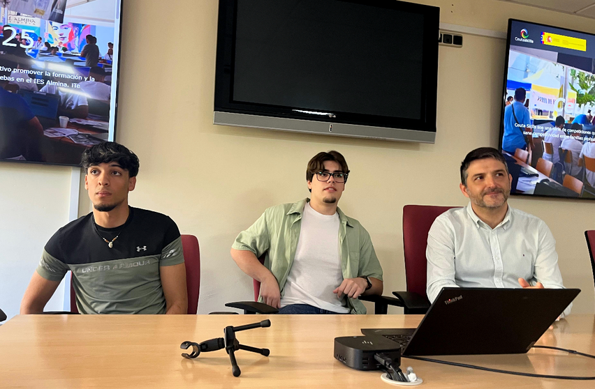 Dos alumnos de FP crean la web de las Ceuta Skills