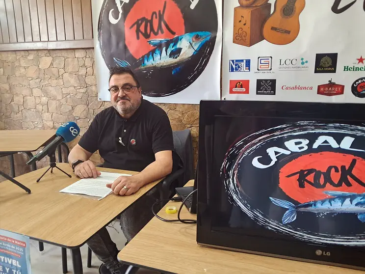 Moli, durante la presentaci&oacute;n del Caballa Rock 2025