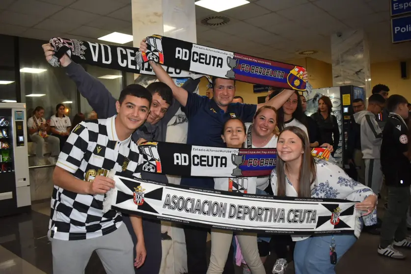 Celebraci&oacute;n del ascenso de la AD Ceuta FC. Foto; Rafa B&aacute;ez