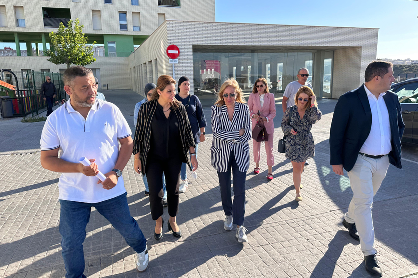Visita a la barriada de Loma Colmenar / Cedida