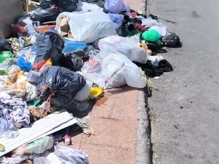 Basura acumulada en la barriada de El Pr&iacute;ncipe