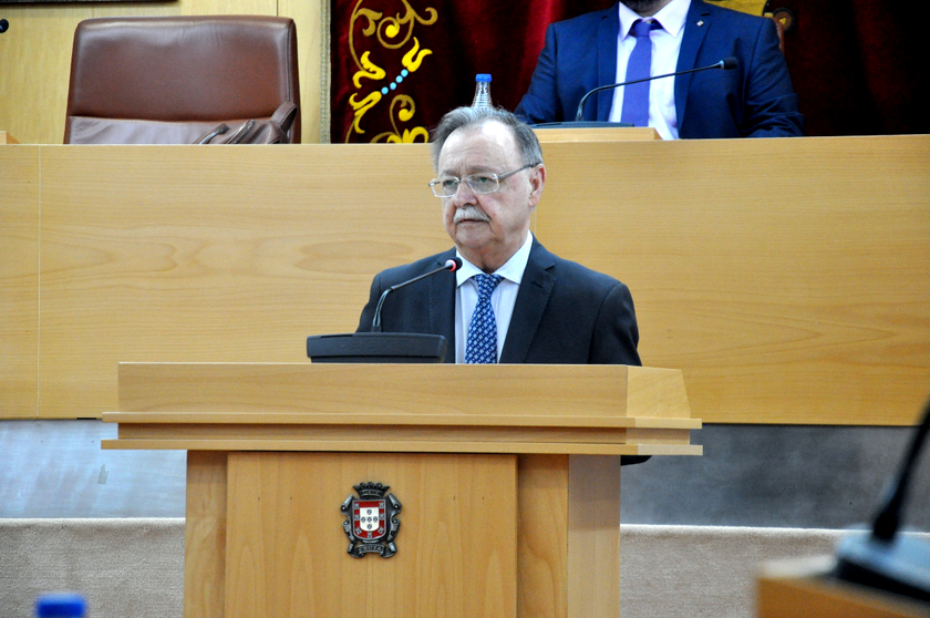 El presidente de la Ciudad durante su intervenci&oacute;n en el Debate del Estado de la Ciudad de este martes / Pablo Mat&eacute;s