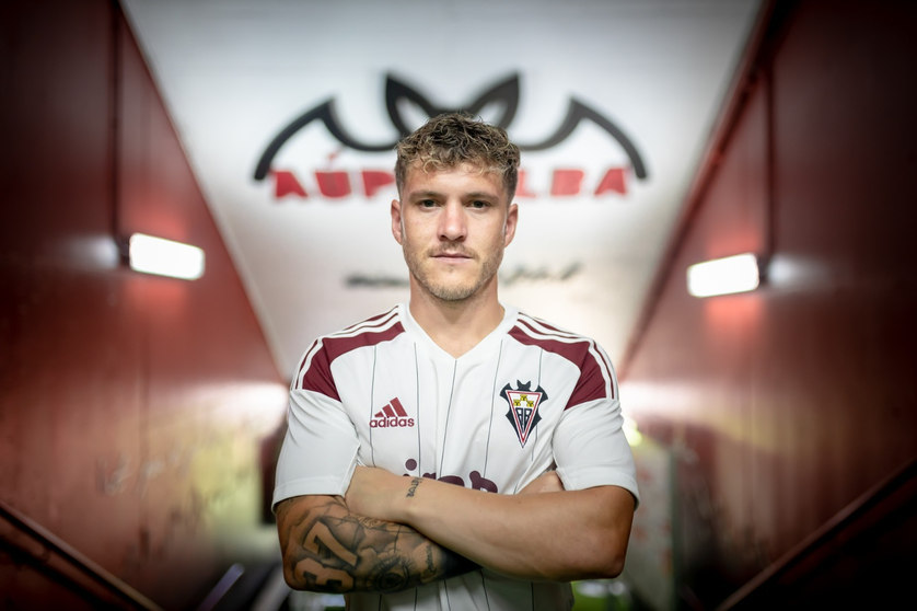 Juanma Garc&iacute;a, jugador del Albacete Balompi&eacute;. Foto: Albacetebalompie.es