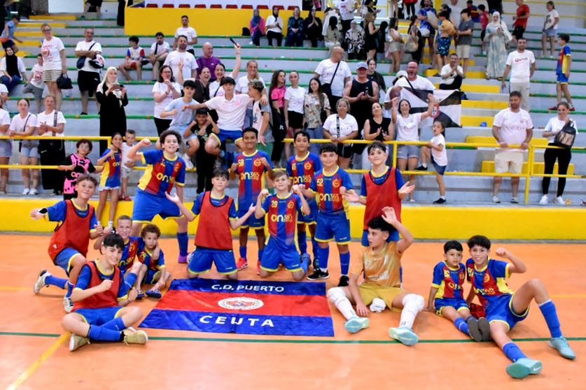 CD Puerto, campe&oacute;n del sector disputado en La Libertad. Foto: RFFCE