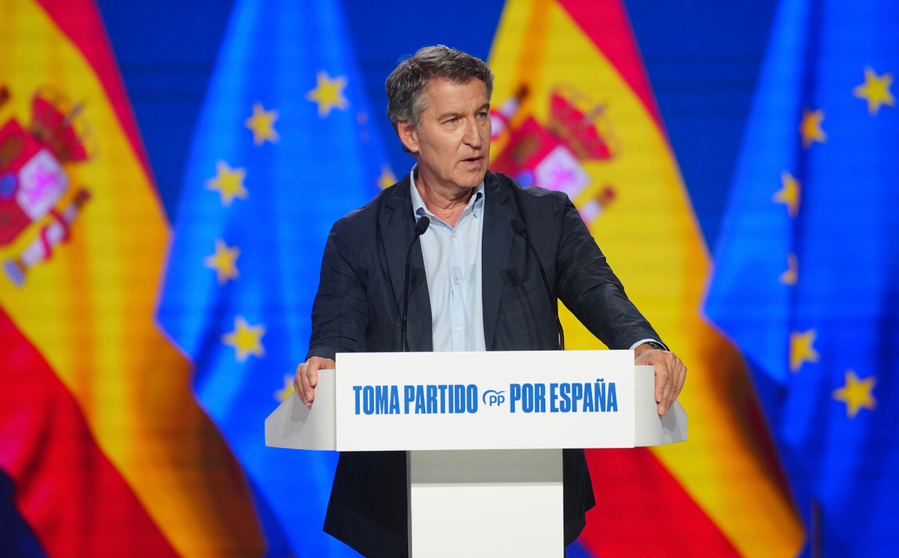N&uacute;&ntilde;ez Feij&oacute;o durante la clausura del XXI Congreso Nacional / PP