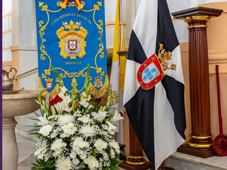 Estandarte de la Casa regional de Ceuta en Melilla