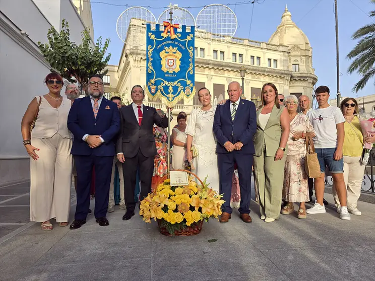 Visita de la Casa de Ceuta en Melilla a la ciudad durante las fiestas patronales