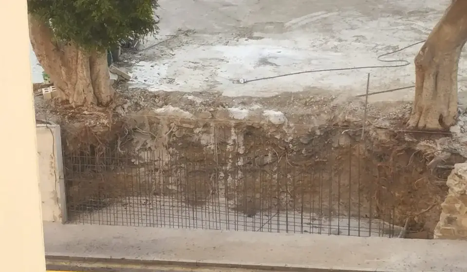 Obras en el Siete Colinas