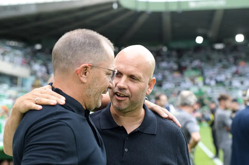 Jos&eacute; Juan Romero junto a Jos&eacute; Alberto L&oacute;pez 