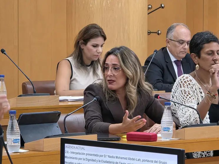 Pilar Orozco durante una de las sesiones plenarias / Laura Ortiz