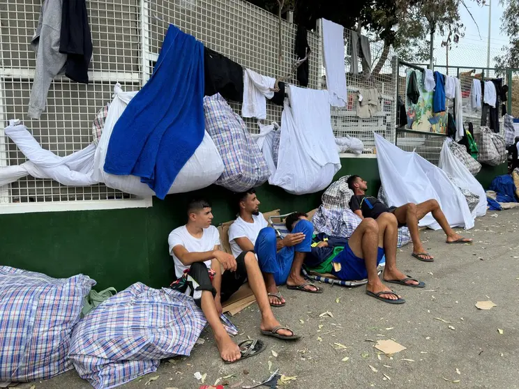 Inmediaciones del Centro de Estancia Temporal de Inmigrantes. CETI / Mohamed Ettouileb (Archivo)