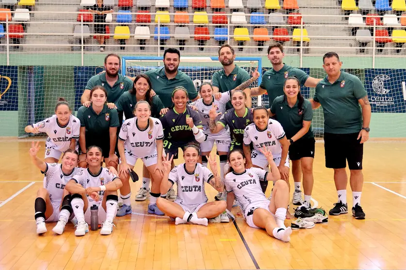 La AD Ceuta FC consigue su primera victoria en la Liga Iberdrola. Foto: AD Ceuta FC femenino