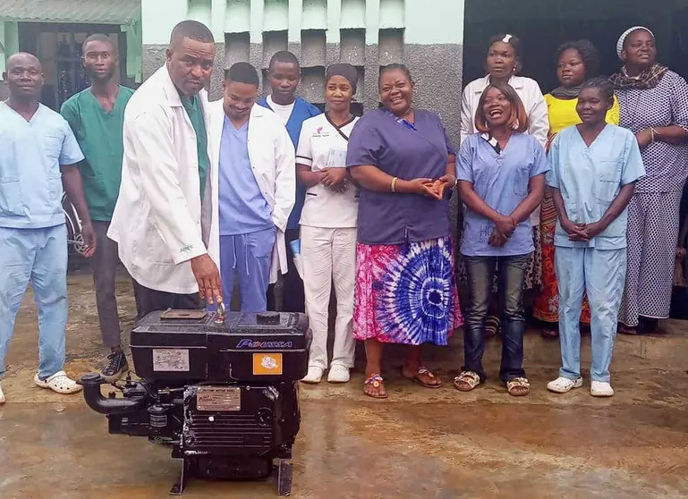 El Colegio de M&eacute;dicos de Ceuta financia un electro generador en un hospital de la selva del Congo