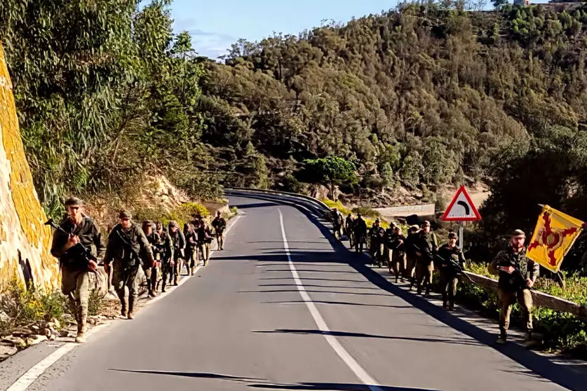 La Compa&ntilde;&iacute;a de Zapadores del RING-7 durante su actividad en el campo exterior de Ceuta / COMGECEU